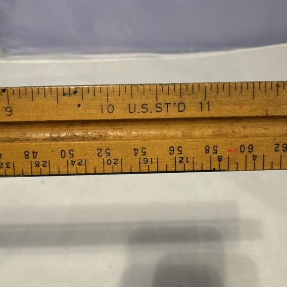 VTG‎ Boxwood Triangle Engineer Ruler 13" - Picture 8 of 9